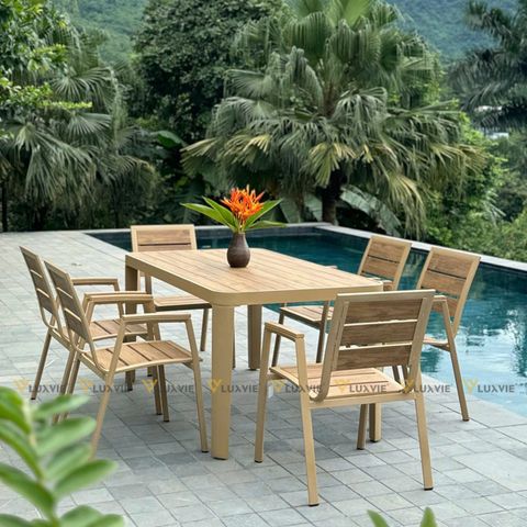 Bộ bàn ghế sân vườn BCCNB1 + Ghế GCVB1
