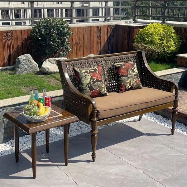 BỘ SOFA NGOÀI TRỜI 2C(không gồm gối)