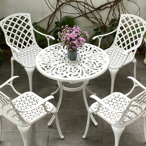 Ghế Ngoài Trời Nhôm Đúc GN21