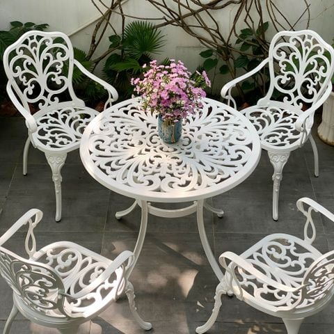 Ghế Ngoài Trời Nhôm Đúc GN11