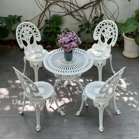 Ghế Ngoài Trời Nhôm Đúc GN28