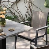 Bộ bàn ghế cafe ngoài trời VC76 + Ghế LL