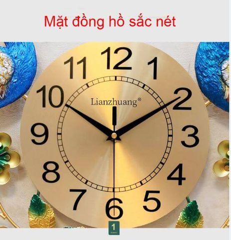 Đồng hồ Đôi chim công 2888