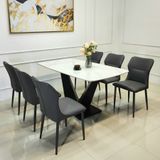 Bàn ăn mặt đá cao cấp Donna (không gồm ghế)