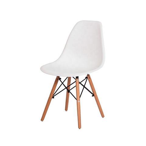 Ghế nhựa PP chân gỗ giằng sắt DPA09