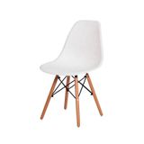 Ghế nhựa ABS chân gỗ giằng sắt DPA09A