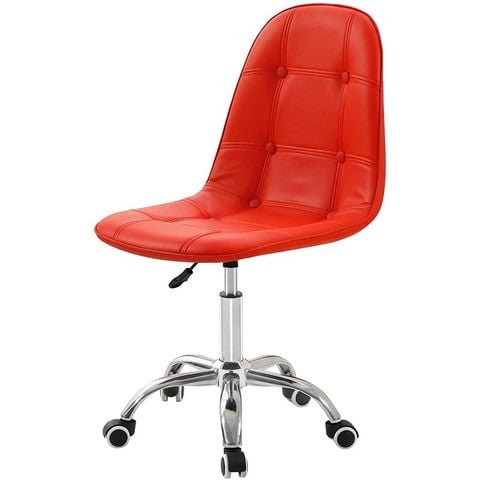 Ghế da cúc chân xoay DPA11B
