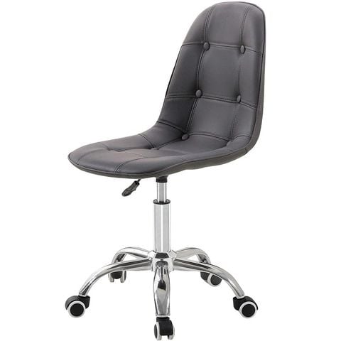 Ghế da cúc chân xoay DPA11B