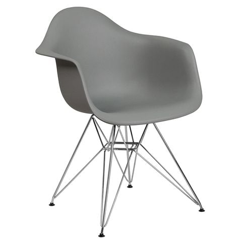 Ghế nhựa thuyền chân sắt DPA14A