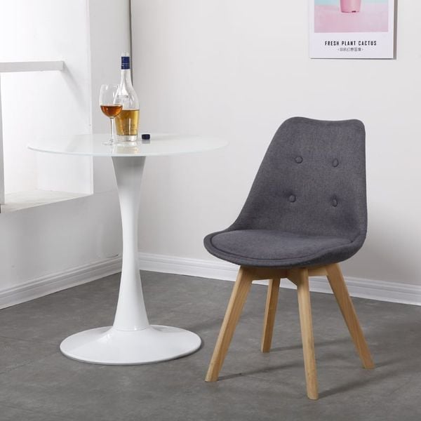 Ghế bọc vải chân gỗ DPA27