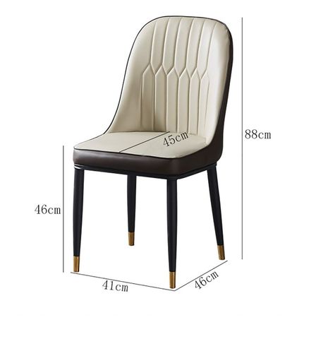 Ghế ăn bọc da cao cấp Kiera không tay