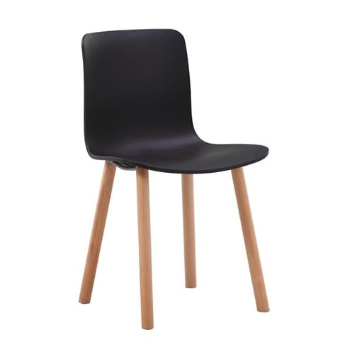 Ghế nhựa PP chân gỗ DPA31