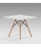 Bàn cafe vuông 4 chân giằng sắt DPB6B