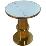 Bàn tròn khung inox mạ vàng DPBD4 ( không ghế)