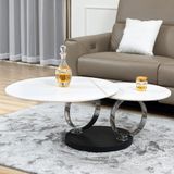 Bàn trà tròn 2 mặt xoay DPBT02