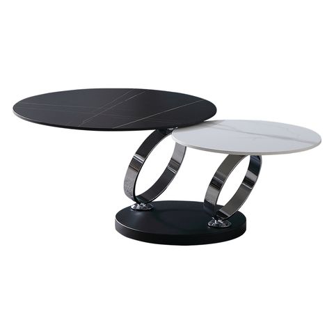 Bàn trà tròn 2 mặt xoay DPBT02