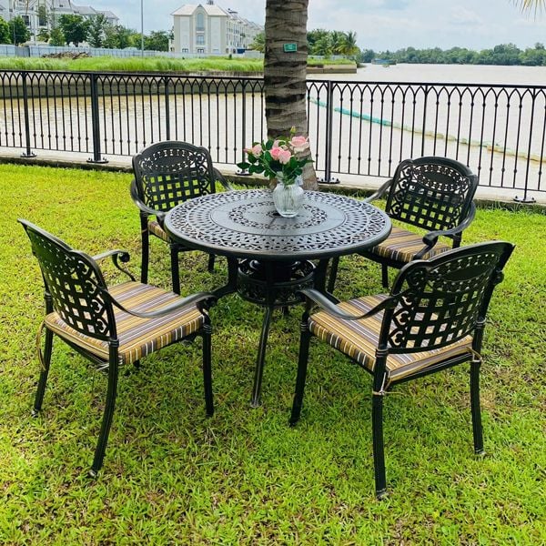 Bộ bàn ghế sân vườn DPBV06 + Ghế DPAV4