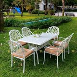 Bộ bàn ghế nhôm ngoài trời DPBV08 + Ghế DPAV4A