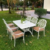 Bộ bàn ghế nhôm ngoài trời DPBV08 + Ghế DPAV4A