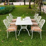 Bộ bàn ghế nhôm ngoài trời DPBV08 + Ghế DPAV4A