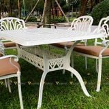 Bộ bàn ghế nhôm ngoài trời DPBV08 + Ghế DPAV4A