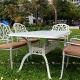 Bộ bàn ghế nhôm ngoài trời DPBV08 + Ghế DPAV4A