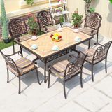 Bàn sân vườn mặt đá DPBV15 (không gồm ghế)