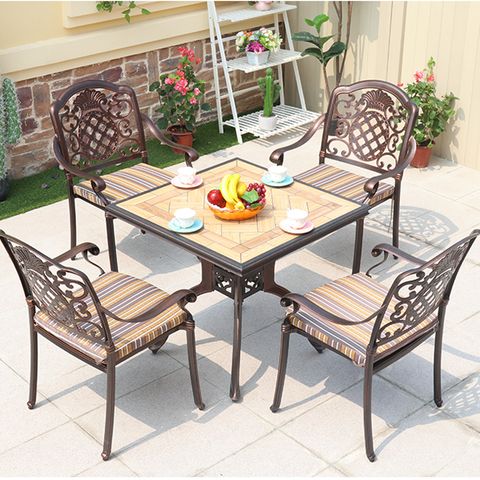 Bàn sân vườn mặt đá DPBV18 (không gồm ghế)