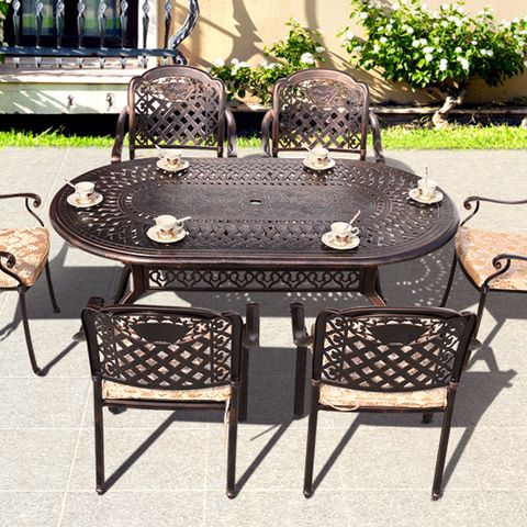 Bàn sân vườn hình thoi DPBV8 (không gồm ghế)