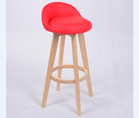 Ghế nệm xoay chân sắt giả gỗ DPE15