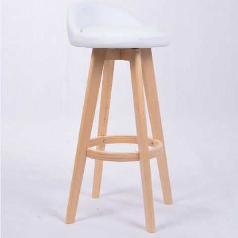 Ghế nệm xoay chân sắt giả gỗ DPE15