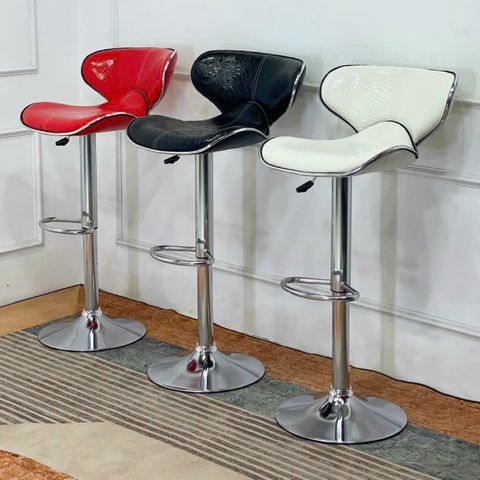 Ghế bar nệm da trụ xoay DPE17