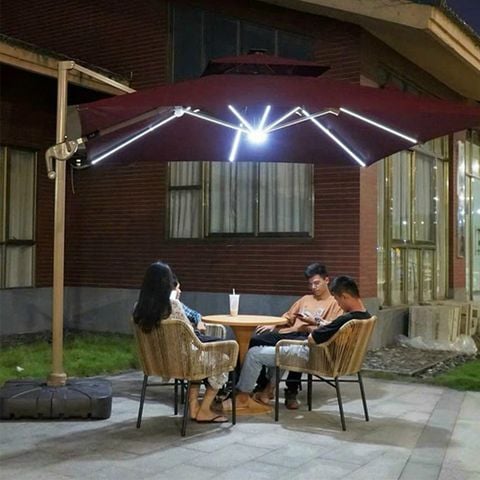 Ô DÙ VUÔNG LỆCH TÂM NHÔM PHÁT SÁNG DPOVLTNPS30