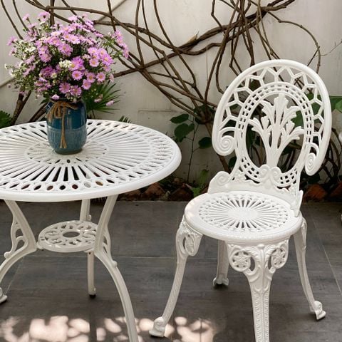 Ghế Ngoài Trời Nhôm Đúc GN28
