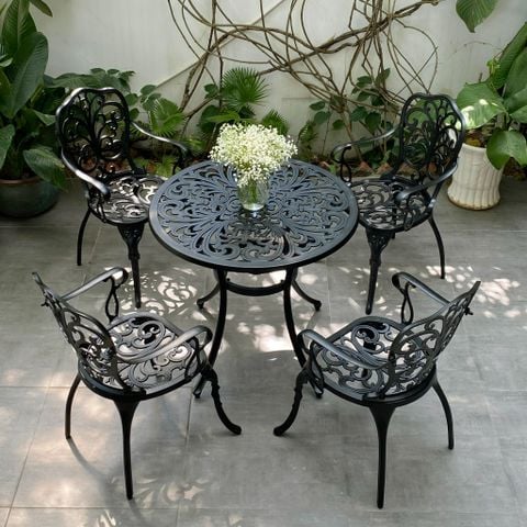 Ghế Ngoài Trời Nhôm Đúc GN11