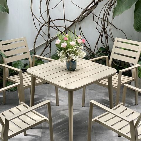 Bàn nhôm đúc ngoài trời BNVB (không gồm ghế)