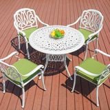 Bộ bàn ghế nhôm ngoài trời BN03 + Ghế LU6005C