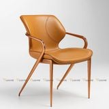 Ghế ăn inox mạ vàng Perseus