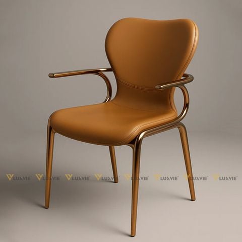 Ghế ăn inox mạ vàng Theseus