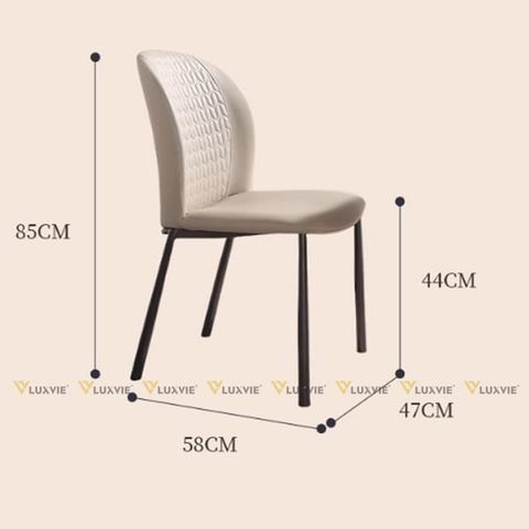 Ghế ăn bọc da cao cấp Jason