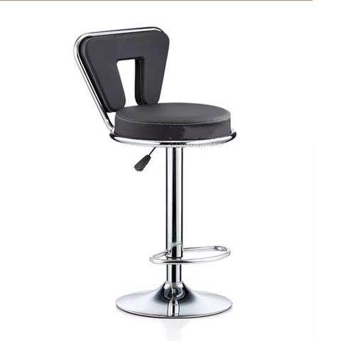 Ghế bar da tam giác chân trụ xoay DPE21