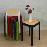 Ghế đôn nhựa giả mây DPGSK3