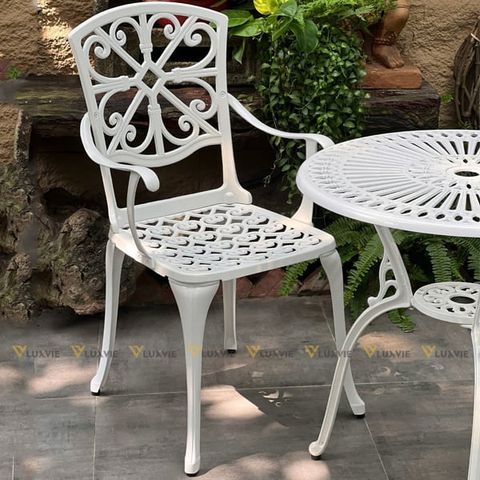 Ghế ngoài trời nhôm đúc GN29