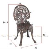 ghế nhôm đúc ngoài trời