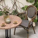 Bộ bàn ghế cafe ngoài trời TG + Ghế GC03