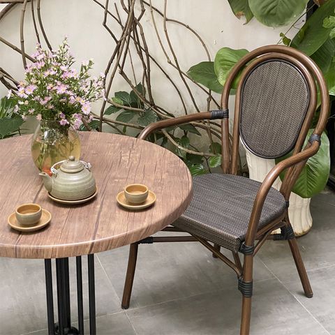 Bộ bàn ghế cafe ngoài trời TG + Ghế GC03