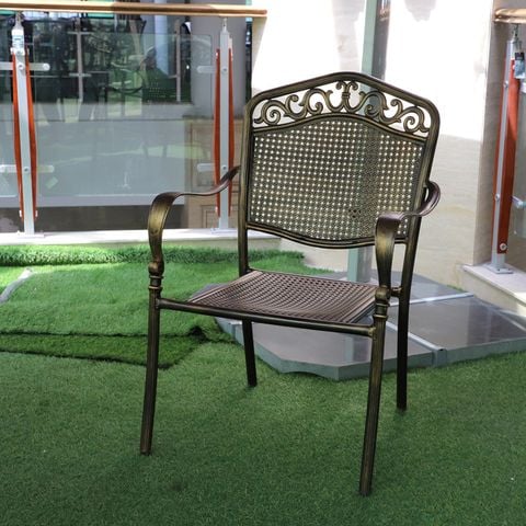 Bộ bàn ghế nhôm ngoài trời BN18M + Ghế GN05