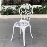 Ghế ngoài trời nhôm đúc GN13