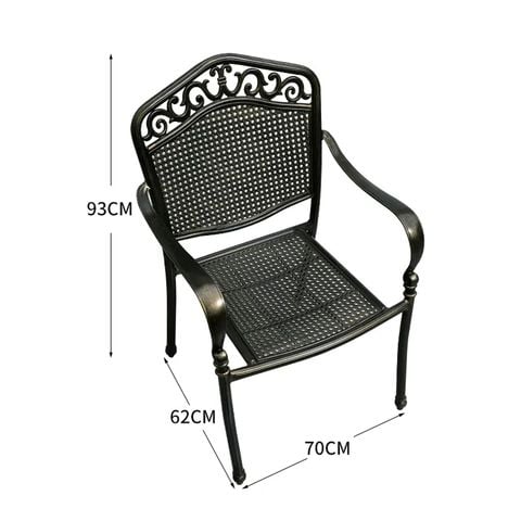Ghế Ngoài Trời Nhôm Đúc GN05