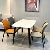 Bàn ăn mặt đá cao cấp Hebe (không gồm ghế)